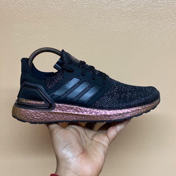 Adidas UltraBoost 20 PrimeBlue Black Signal Pink - Picture 6 of 17